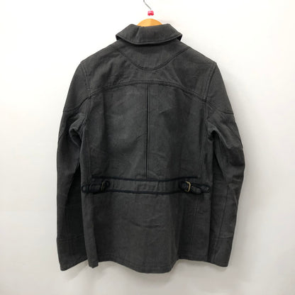 【中古品】【メンズ】 LOST CONTROL ロストコントロール ショールカラー ジャケット アウター 140-240219-at-8-tei サイズ：2 カラー：ブラック 万代Net店