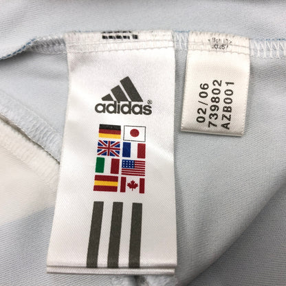 【中古品】【メンズ】 ADIDAS アディダス 2006 MESSI 19 UNIFORM アルゼンチン代表 メッシ ユニフォーム ゲームシャツ 半袖シャツ トップス 146-260815-hn-06-fur サイズ：L カラー：ライトブルー/ホワイト 万代Net店