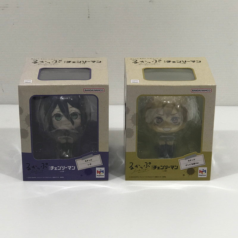 【中古美品】 メガハウスるかっぷ 劇場版 チェンソーマン レゼ篇 デンジ 私服Ver. レゼ フィギュア 2体セット 未開封 箱ヤケあり 052-261030-ti-02-tag 万代Net店