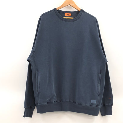 【中古品】【メンズ】 KRIFF MAYER クリフメイヤー HEAVY WEIGHT PIGMENT CREW ヘビーウェイト ピグメント クルー スウェット トレーナー トップス 144-260815-hn-07-fur サイズ：XL カラー：ネイビー 万代Net店