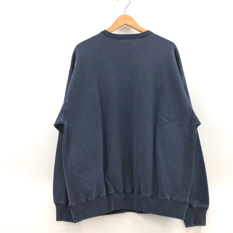 【中古品】【メンズ】 KRIFF MAYER クリフメイヤー HEAVY WEIGHT PIGMENT CREW ヘビーウェイト ピグメント クルー スウェット トレーナー トップス 144-260815-hn-07-fur サイズ：XL カラー：ネイビー 万代Net店