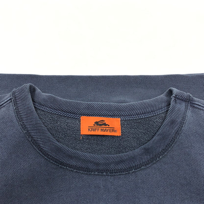 【中古品】【メンズ】 KRIFF MAYER クリフメイヤー HEAVY WEIGHT PIGMENT CREW ヘビーウェイト ピグメント クルー スウェット トレーナー トップス 144-260815-hn-07-fur サイズ：XL カラー：ネイビー 万代Net店