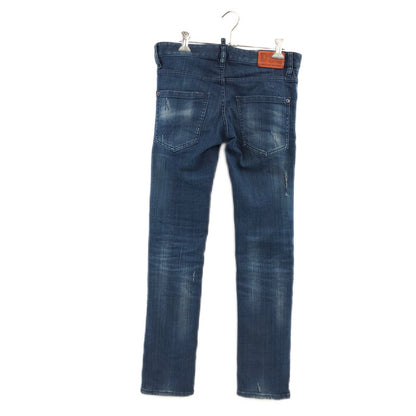 【現状渡し品】【メンズ】 DSQUARED2 ディースクエアード F3-452 ダメージ加工 デニムパンツ ボトムス 152-250927-hn-01-fur サイズ：42 カラー：インディゴ 万代Net店