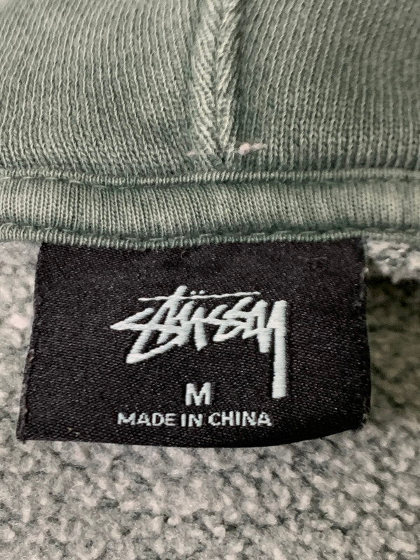【現状渡し品】【メンズ】 STUSSY ステューシー SKATEMAN HOODIE スケートマン フーディーZ4000SA18P メンズ トップス パーカー 142-261014-KS-12-min サイズ：M カラー：グリーン系 万代Net店