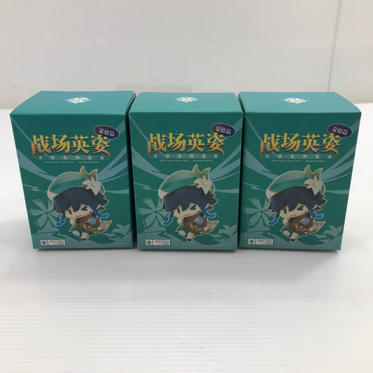 【中古品】 原神 戦場の英姿 コレクションフィギュア モンド篇 ディルック バーバラ フィッシュル 3体セット 開封済み 052-260609-ti-05-tag 万代Net店