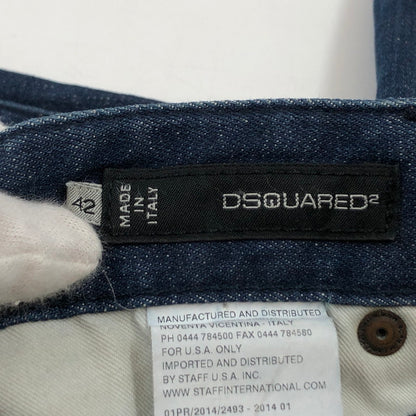 【現状渡し品】【メンズ】 DSQUARED2 ディースクエアード F3-452 ダメージ加工 デニムパンツ ボトムス 152-250927-hn-01-fur サイズ：42 カラー：インディゴ 万代Net店