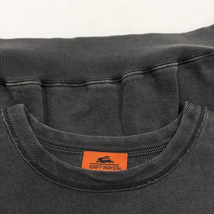 【中古品】【メンズ】 KRIFF MAYER クリフメイヤー HEAVY WEIGHT PIGMENT CREW ヘビーウェイト ピグメント クルー スウェット トレーナー トップス 144-260815-hn-08-fur サイズ：XL カラー：チャコール系 万代Net店