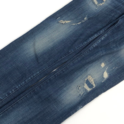 【現状渡し品】【メンズ】 DSQUARED2 ディースクエアード F3-452 ダメージ加工 デニムパンツ ボトムス 152-250927-hn-01-fur サイズ：42 カラー：インディゴ 万代Net店