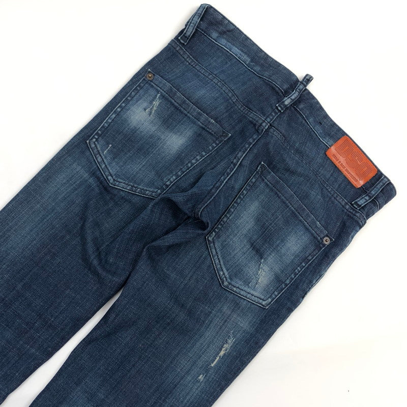 【現状渡し品】【メンズ】 DSQUARED2 ディースクエアード F3-452 ダメージ加工 デニムパンツ ボトムス 152-250927-hn-01-fur サイズ：42 カラー：インディゴ 万代Net店