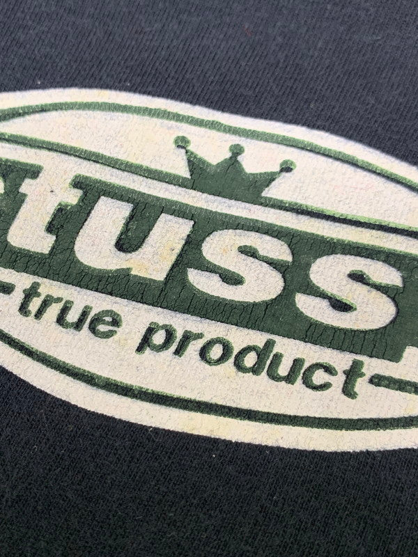【中古品】【メンズ】 OLD STUSSY 90's TRUE PRODUCT TEE オールドステューシー 90年代 ショートスリーブTシャツ 半袖Tシャツ トップス 146-250613-yn-20-min サイズ：L カラー：ブラック 万代Net店