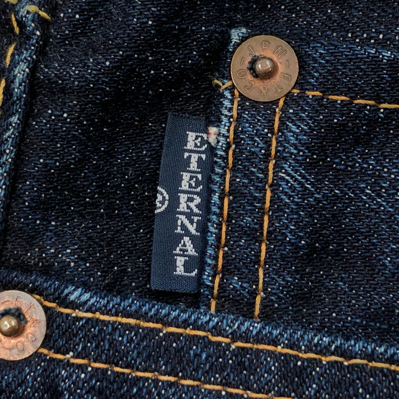 【中古品】【メンズ】 ETERNAL エターナル BUTTON FLY DENIM PANTS NO.8110 ボタンフライ デニムパンツ ボトムス 156-260815-hn-09-fur サイズ：34 カラー：インディゴ 万代Net店