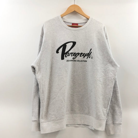 【中古品】【メンズ】 PARAGRAPH パラグラフ 2020 SUPER BIG COLLECTION SWEATSHIRT 2020 スーパービッグコレクション スウェットシャツ トレーナー トップス 142-260815-hn-10-fur サイズ：不明 カラー：グレー 万代Net店