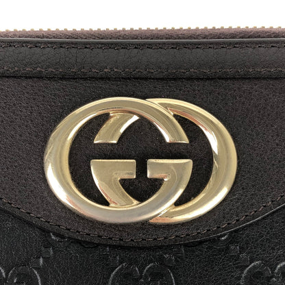 【中古品】【メンズ/レディース】 GUCCI グッチ 308012 ラウンドファスナー 長財布 200-250203-SY-01-iwa カラー：BLOWN 万代Net店