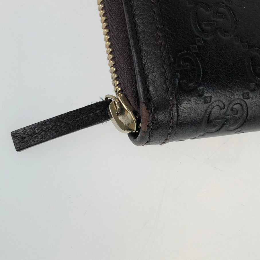 【中古品】【メンズ/レディース】 GUCCI グッチ 308012 ラウンドファスナー 長財布 200-250203-SY-01-iwa カラー：BLOWN 万代Net店