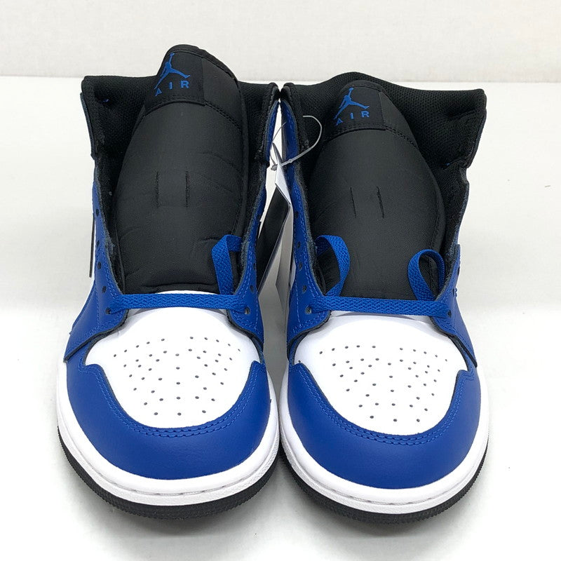 【中古美品】【メンズ】 NIKE ナイキ AIR JORDAN 1 MID DQ8426-402 エアジョーダン1 ミッド スニーカー シューズ  靴 160-250215-hn-04-fur サイズ：26.5cm US 8.5 カラー：ブルー/ホワイト/ブラック 万代Net店