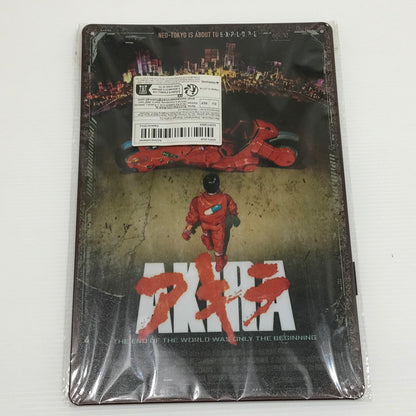 【中古美品】 AKIRA アキラ ブリキ看板 未開封 箱イタミ・本体ゆがみあり 052-261030-ti-05-tag 万代Net店