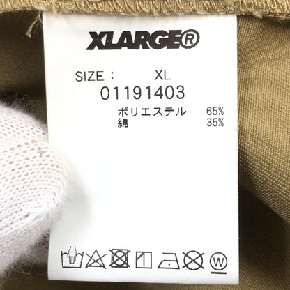 【中古品】【メンズ】 XLARGE エクストララージ WORK S/S SHIRT 01191403 半袖 ワークシャツ トップス 142-260816-hn-07-fur サイズ：XL カラー：カーキ 万代Net店