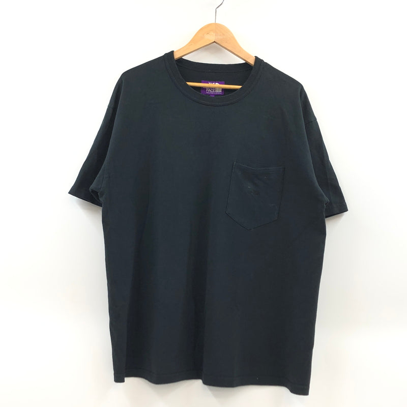 【現状渡し品】【メンズ】 THE NORTH FACE PURPLE LABEL ザノースフェイスパープルレーベル S/S POCKET TEE 半袖 ポケット付き Tシャツ トップス 144-260816-hn-10-fur サイズ：L カラー：ブラック 万代Net店