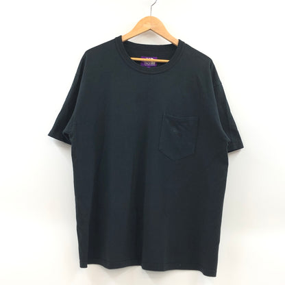 【現状渡し品】【メンズ】 THE NORTH FACE PURPLE LABEL ザノースフェイスパープルレーベル S/S POCKET TEE 半袖 ポケット付き Tシャツ トップス 144-260816-hn-10-fur サイズ：L カラー：ブラック 万代Net店