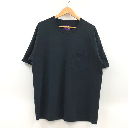 【現状渡し品】【メンズ】 THE NORTH FACE PURPLE LABEL ザノースフェイスパープルレーベル S/S POCKET TEE 半袖 ポケット付き Tシャツ トップス 144-260816-hn-10-fur サイズ：L カラー：ブラック 万代Net店