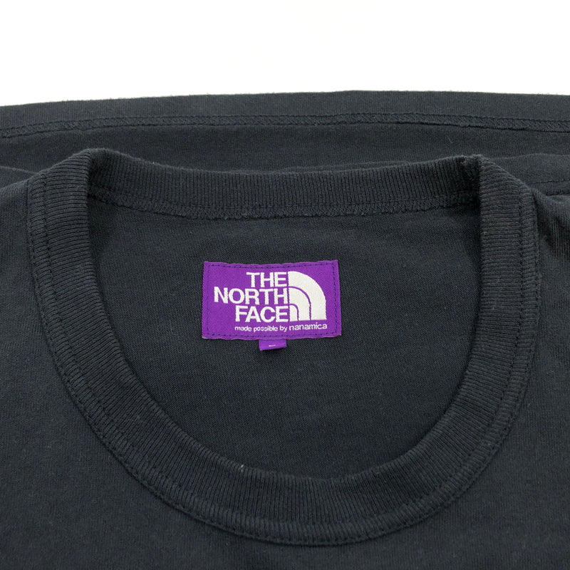 【現状渡し品】【メンズ】 THE NORTH FACE PURPLE LABEL ザノースフェイスパープルレーベル S/S POCKET TEE 半袖 ポケット付き Tシャツ トップス 144-260816-hn-10-fur サイズ：L カラー：ブラック 万代Net店