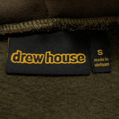 【中古品】【メンズ/レディース】 DREW HOUSE ドリューハウス MASCOT HOODIE マスコットフーディ パーカー スウェット 長袖 トップス 142-250216-hn-04-fur サイズ：S カラー：カーキ系 万代Net店