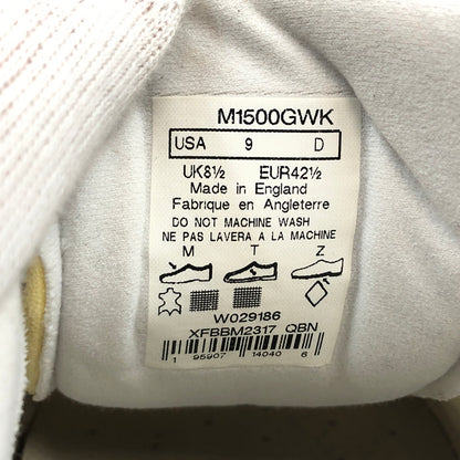 【中古品】【メンズ】 NEWBALANCE ニューバランス M1500 SNEAKERS M1500GWK スニーカー シューズ 靴 162-260817-hn-02-fur サイズ：27.0cm US9 カラー：グレー/ホワイト/ネイビー 万代Net店