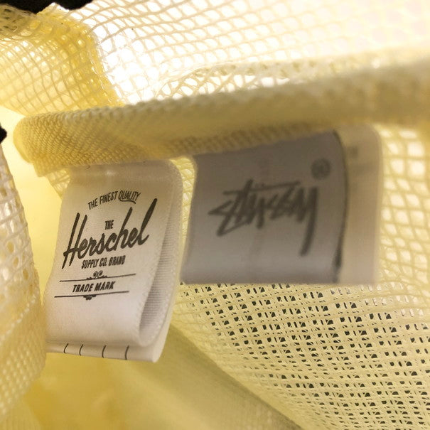 【中古品】【メンズ】 STUSSY ステューシー STUSSY リュック Herschel Clear Yellow Tarpaulin Lawson コラボ(STUSSY×Herschel backpack バックパック Daypack デイパック Bag バッグ ハーシェル  188-250112-SU-31-tomh 万代Net店