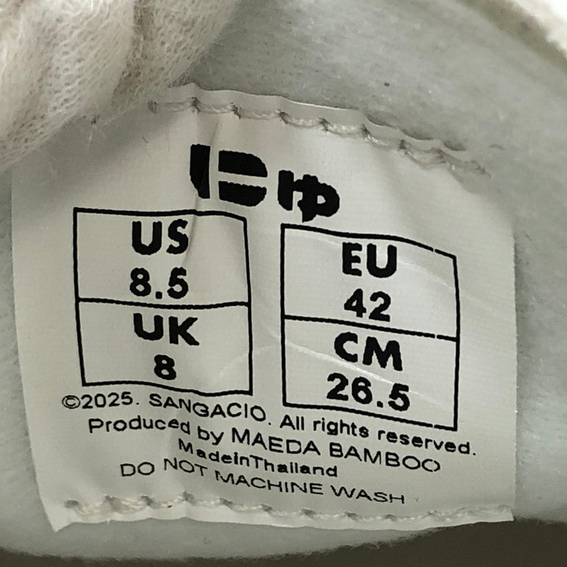 【中古美品】【メンズ】 Sangacio サンガッチョ にゅ ローファー ORGANIC オーガニック シューズ 靴 162-250928-hn-01-fur サイズ：26.5cm US 8.5 カラー：ホワイト 万代Net店