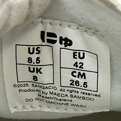 【中古美品】【メンズ】 Sangacio サンガッチョ にゅ ローファー ORGANIC オーガニック シューズ 靴 162-250928-hn-01-fur サイズ：26.5cm US 8.5 カラー：ホワイト 万代Net店