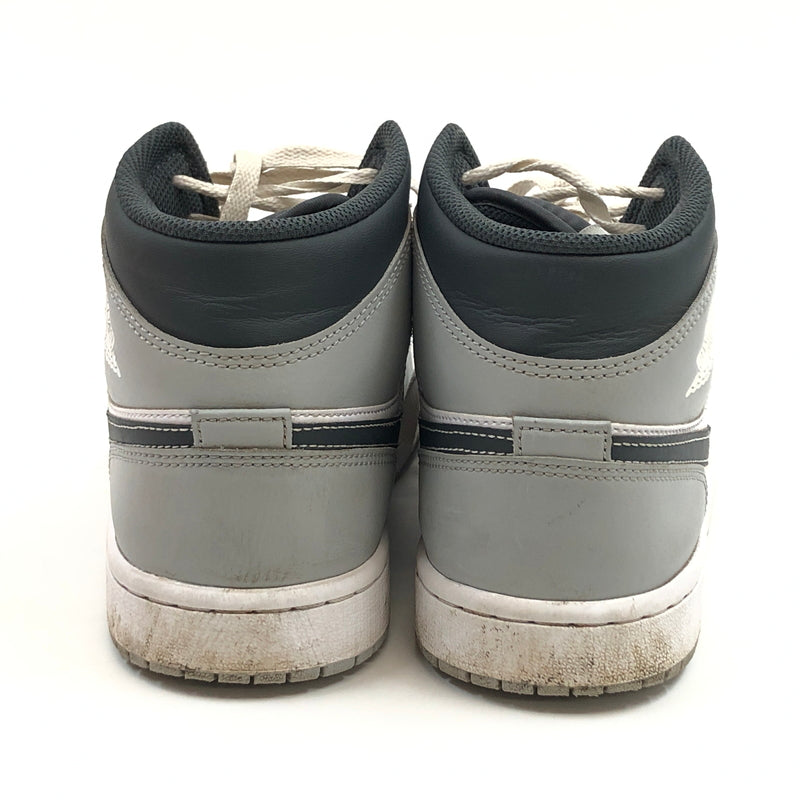 【中古品】【メンズ】 NIKE ナイキ AIR JORDAN 1 MID 554724-078 エアジョーダン1 ミッド スニーカー シューズ 靴 160-260817-hn-03-fur サイズ：26.5cm US8.5 カラー：グレー/ホワイト/アンスラサイト 万代Net店