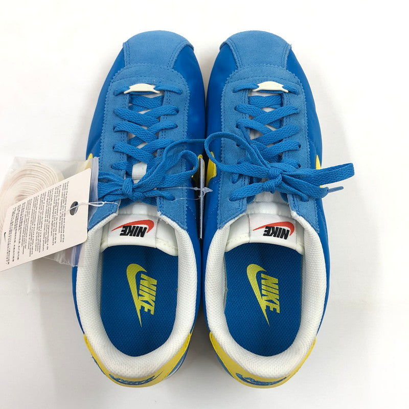 【中古美品】【メンズ】 NIKE ナイキ CORTEZ TXT HF0263-402 コルテッツ テキスタイル スニーカー シューズ 靴 160-251220-hn-04-fur サイズ：27.0cm US 9 カラー：ブルー/イエロー系 万代Net店