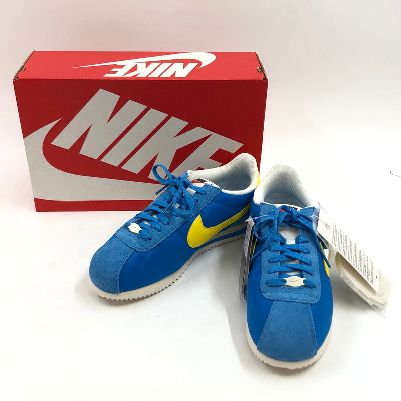 【中古美品】【メンズ】 NIKE ナイキ CORTEZ TXT HF0263-402 コルテッツ テキスタイル スニーカー シューズ 靴 160-251220-hn-04-fur サイズ：27.0cm US 9 カラー：ブルー/イエロー系 万代Net店