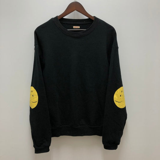 【中古品】【メンズ】 KAPITAL キャピタル KAPITAL キャピタル エルボパッチスウェット PEK-1426 (fuz) 140-250116-SU-01-tom サイズ：SIZE:4 カラー：BLACK 万代Net店