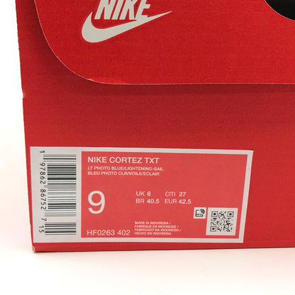 【中古美品】【メンズ】 NIKE ナイキ CORTEZ TXT HF0263-402 コルテッツ テキスタイル スニーカー シューズ 靴 160-251220-hn-04-fur サイズ：27.0cm US 9 カラー：ブルー/イエロー系 万代Net店