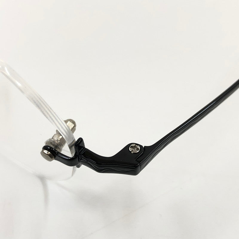 【中古品】【メンズ/レディース】 Less than human レスザンヒューマン 1zu3キ8ka 大正ロマン リムレス 眼鏡 サングラス アイウェア 203-260307-hn-03-fur サイズ：46ロ23 140 カラー：ブラック 万代Net店