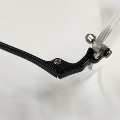 【中古品】【メンズ/レディース】 Less than human レスザンヒューマン 1zu3キ8ka 大正ロマン リムレス 眼鏡 サングラス アイウェア 203-260307-hn-03-fur サイズ：46ロ23 140 カラー：ブラック 万代Net店