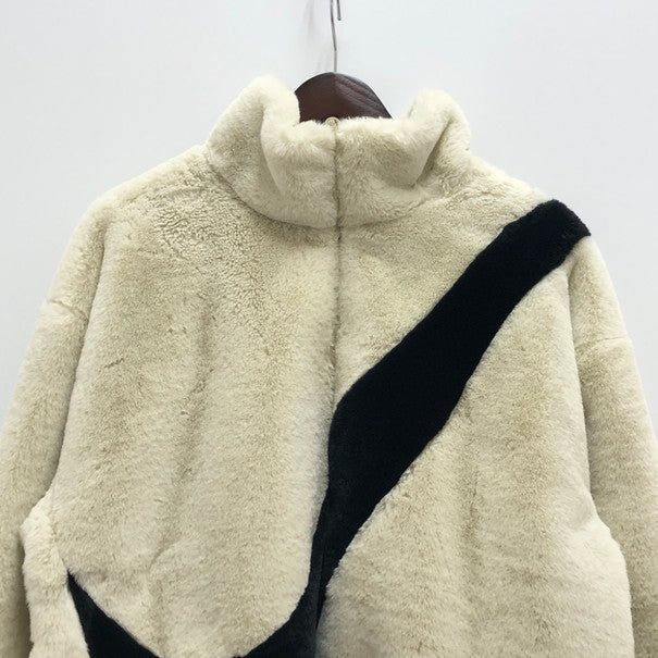 【中古品】【メンズ】 NIKE ナイキ NIKE　CU6559-238　WMNS FAUX FUR JACKET 169-250110-wy-3-tomh サイズ：XXL カラー：ホワイト 万代Net店