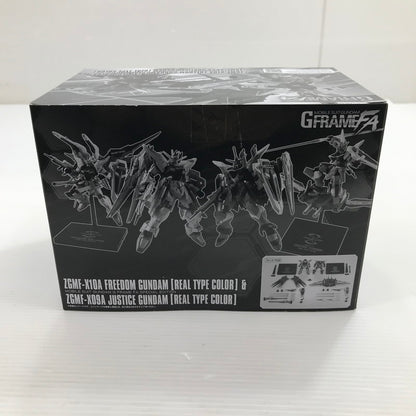 【中古美品】 GフレームFA フリーダムガンダム＆ジャスティスガンダム リアルタイプカラー 食玩 フィギュア 未開封 056-260609-ti-11-tag 万代Net店