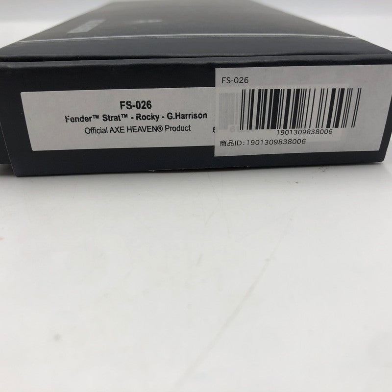 【中古品】 ビートルズ　ジョージ・ハリスン　フェンダー　ロッキー　ストラトキャスター　オフィシャル　ミニギター　レプリカ　1/4スケール　公式グッズ 055-251103-ns-4-tei 万代Net店