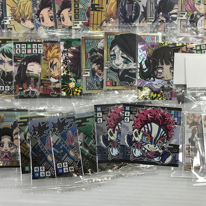【中古品】 鬼滅の刃 シール カード 大量 セット ウエハース付属シール等 開封未開封混合 051-260609-ti-10-tag 万代Net店
