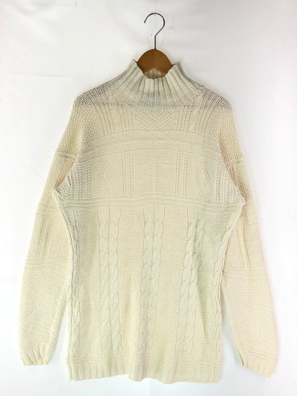 【中古品】【メンズ】  POLO COUNTRY ポロ カントリー TURTLE NECK SWEATER タートルネック セーター ニット 146-240810-na-04-tag サイズ：M カラー：ホワイト 万代Net店