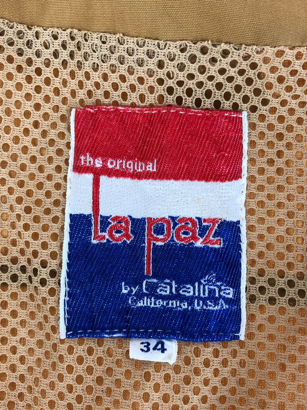【現状渡し品】【メンズ】 CATALINA THE ORIGINAL LAPAZ カタリナ ザ オリジナル ラパス 70’S DERBY JACKET ダービージャケット ブルゾン ライトアウター 146-240810-na-5-tag サイズ：34 カラー：ブラウン 万代Net店