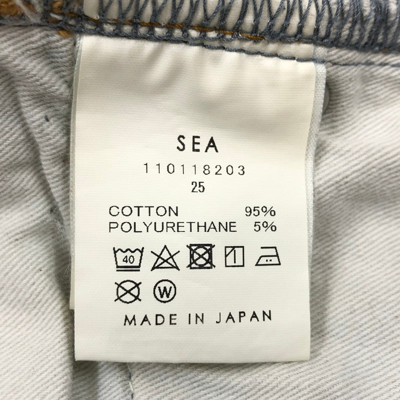 【中古品】【レディース】 SEA シー 加工スキニーデニムパンツ ボトムス 171-260307-hn-06-fur サイズ：25 カラー：インディゴ 万代Net店