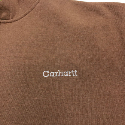 【現状渡し品】【メンズ】 Carhartt カーハート ジップパーカー スウェット 長袖 トップス 142-251221-hn-01-fur サイズ：XL カラー：ブラウン 万代Net店