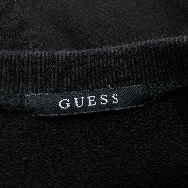【現状渡し品】【メンズ】 Guess ゲス スウェット トレーナー 長袖 トップス 141-260307-hn-07-fur サイズ：S カラー：ブラック 万代Net店