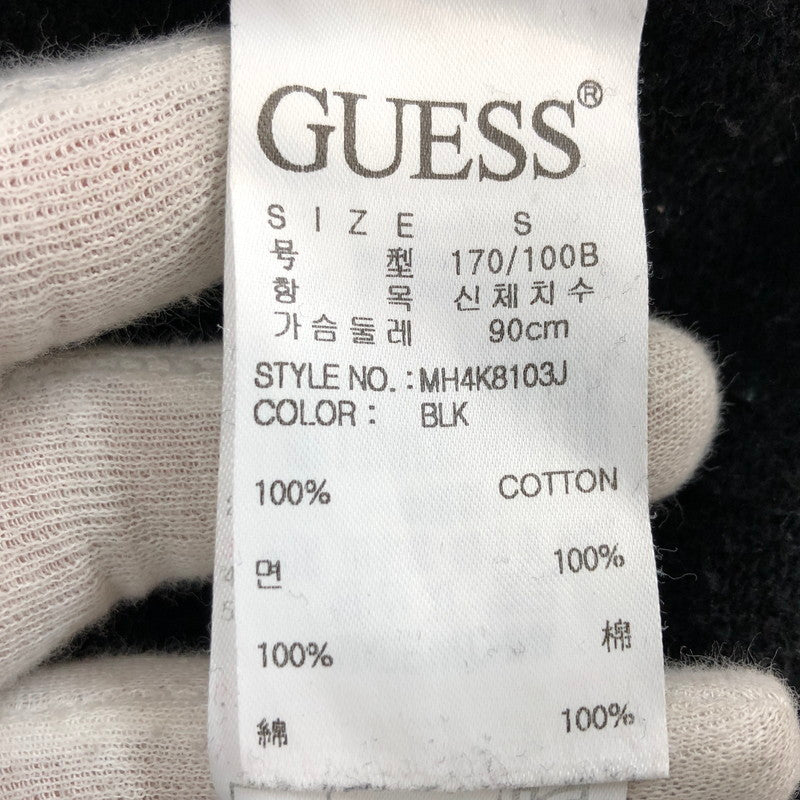 【現状渡し品】【メンズ】 Guess ゲス スウェット トレーナー 長袖 トップス 141-260307-hn-07-fur サイズ：S カラー：ブラック 万代Net店