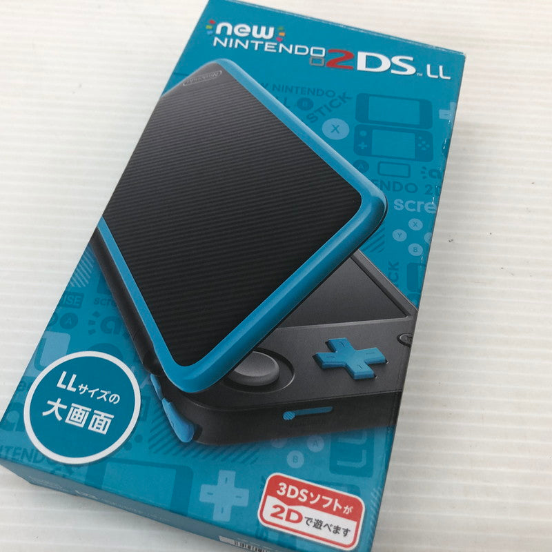 【中古品】 任天堂 New Nintendo 2DS LL 023-260927-ns-02-teih カラー：ブラック×ターコイズ 万代Net店