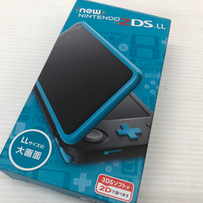 【中古品】 任天堂 New Nintendo 2DS LL 023-260927-ns-02-teih カラー：ブラック×ターコイズ 万代Net店
