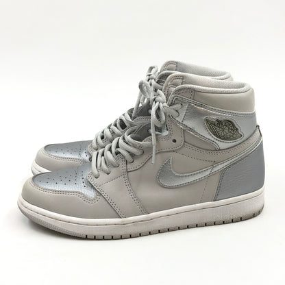 【現状渡し品】【メンズ】 NIKE ナイキ AIR JORDAN 1 RETRO HIGH OG DC1788-029 エアジョーダン1 レトロ ハイ OG スニーカー シューズ 靴 160-260601-hn-03-fur サイズ：26.5cm US8.5 カラー：シルバー/ホワイト 万代Net店